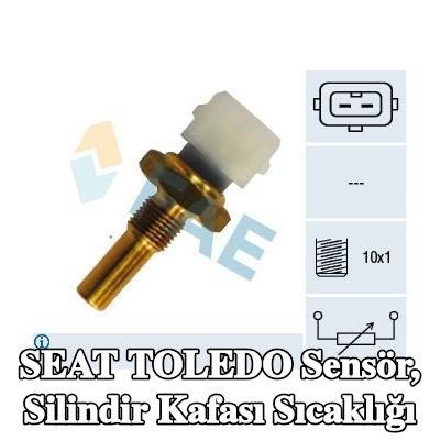 FAE Sensör, silindir kafası sıcaklığı — SEAT Toledo