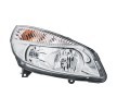 HELLA Far Sağ, H1, H7, H7/H1, PY21W, W5W, ampullü, far seviyeleme motoru olmadan, Gösterge Rengi: şeffaf — 2003 Renault Scénic (1)