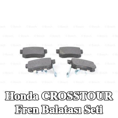 BOSCH Fren balatası seti 15, 5mm, gıcırtı önleyici plaka ile, montaj kılavuzu ile, piston klipsli — Honda Crosstour