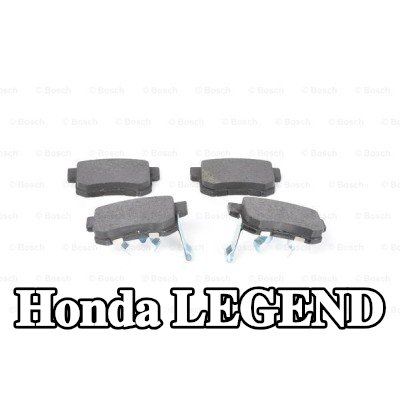 BOSCH مجموعة وسادات الفرامل 15, 5mm, مع لوحة مانعة للصرير, مع دليل التركيب, مع مشبك مكبس — 2000 Honda Legend
