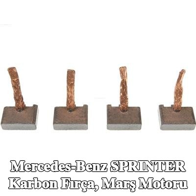 AS-PL Karbon Fırça, marş motoru — Mercedes-Benz Sprinter