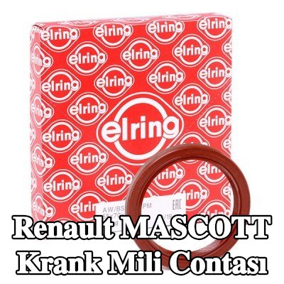 ELRING FPM (florlu kauçuk) krank mili contası — Renault Mascott