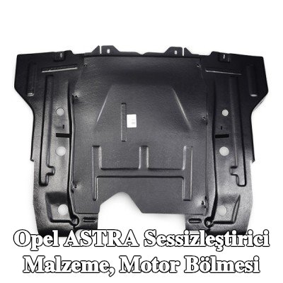 REZAW PLAST Sessizleştirici Malzeme, motor bölmesi Motor Bölmesi, Alt — 2012 Opel Astra