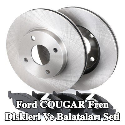 RIDEX Fren diskleri ve balataları seti Ön Aks, Havalandırmalı — Ford Cougar