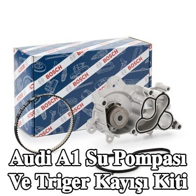 BOSCH Su pompası ve triger kayışı kiti Diş Sayısı: 81, Width: 10mm — Audi A1