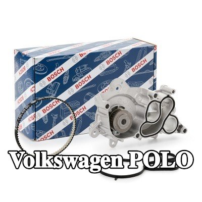 BOSCH مجموعة مضخة المياه وحزام التوقيت عدد الأسنان: 81, Width: 10mm — Volkswagen Polo
