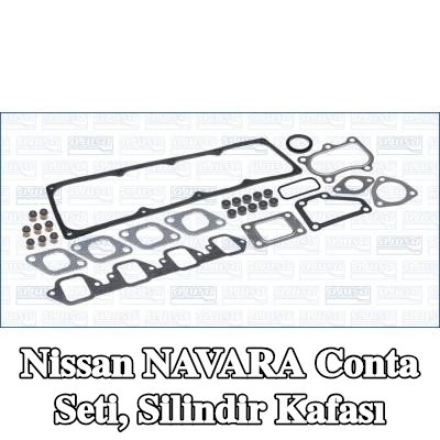 AJUSA Conta seti, valf gövdesi contalı silindir kafası, silindir kafası contası olmadan — 2000 Nissan Navara