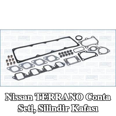AJUSA Conta seti, valf gövdesi contalı silindir kafası, silindir kafası contası olmadan — Nissan Terrano
