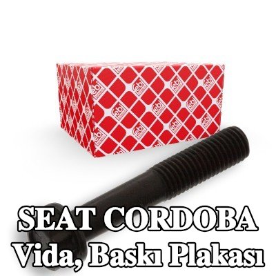FEBI BILSTEIN Vida, baskı plakası — SEAT Cordoba