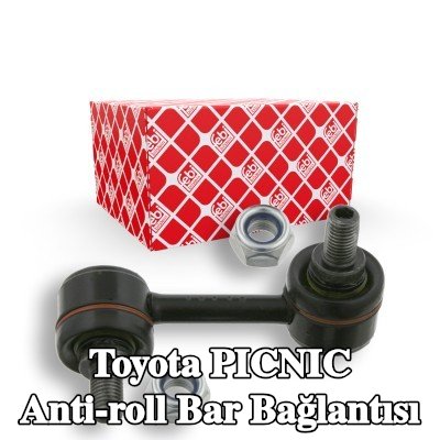 FEBI BILSTEIN Stabilizatör kolu OE Turbo YENİ, Ön Aks Sağ, 70mm, Çelik — Toyota Picnic