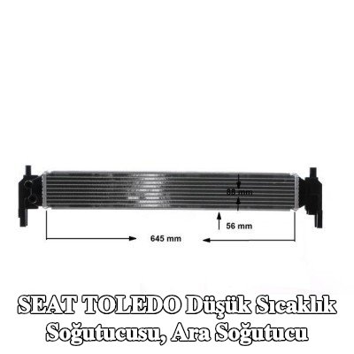 MAHLE Düşük Sıcaklık Soğutucusu, ara soğutucu — 2012 SEAT Toledo