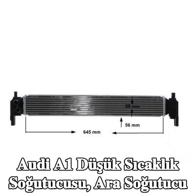 MAHLE Düşük Sıcaklık Soğutucusu, ara soğutucu — Audi A1