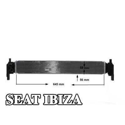 MAHLE مبرد درجات الحرارة المنخفضة، المبرد البيني — 2012 SEAT Ibiza