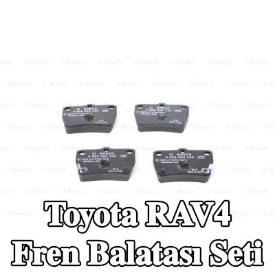 BOSCH Fren balatası seti 13, 9mm — 2002 Toyota Rav4