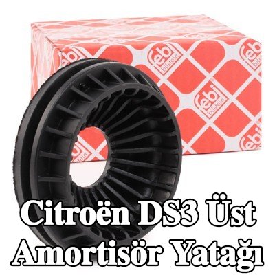 FEBI BILSTEIN Üst amortisör yatağı Ön Aks, Alt, bilyalı rulman içermez — Citroën Ds3