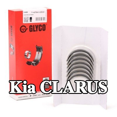 GLYCO محامل الطرف الكبير ذات ظهر فولاذي مع برونز مدمج بالتلبيد — Kia Clarus