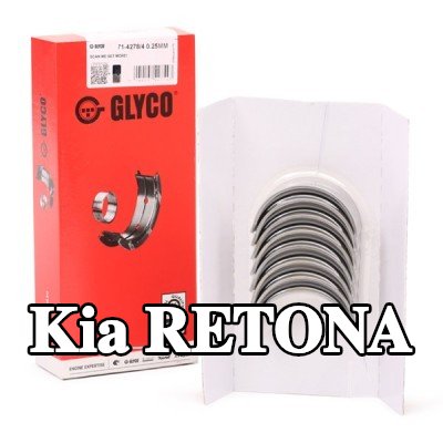 GLYCO محامل الطرف الكبير ذات ظهر فولاذي مع برونز مدمج بالتلبيد — Kia Retona