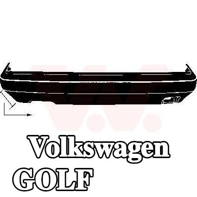 VAN WEZEL المصد الخلفي الخلفي — 1990 Volkswagen Golf