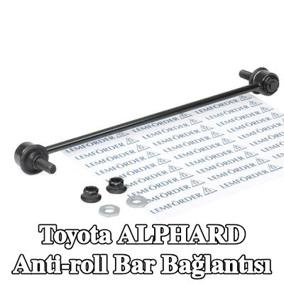 LEMFÖRDER Ön aks sol anti-roll bar bağlantısı, Ön Aks Sağ, 360mm — Toyota Alphard