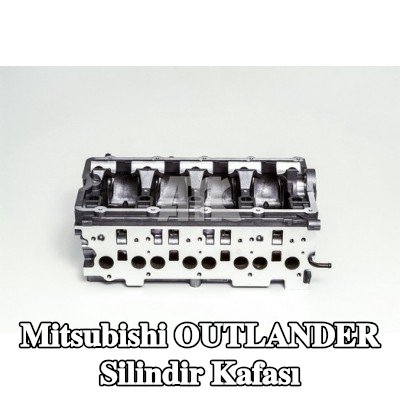 AMC Vida seti ile birlikte silindir kafası, valf kılavuzlu, valf yuvaları ile, eksantrik mili (ler), valf yayları olmadan, valfsız — Mitsubishi Outlander