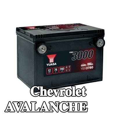 YUASA بطارية YBX3000 — 2000 Chevrolet Avalanche