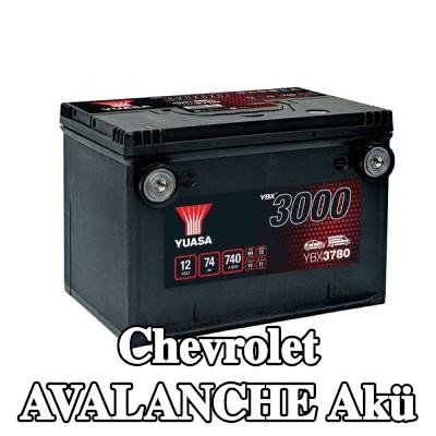 YUASA Akü YBX3000 — 2000 Chevrolet Avalanche