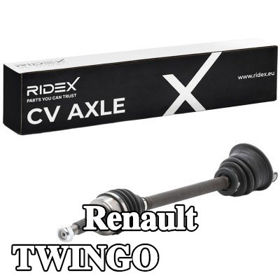 RIDEX عمود الدفع المحور الأمامي الأيسر, 632mm — 2014 Renault Twingo