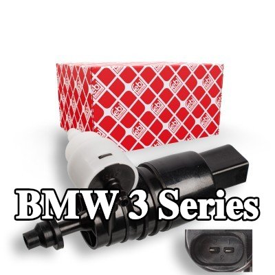 FEBI BILSTEIN مضخة غسيل الزجاج الأمامي مع حلقة مانعة للتسرب — BMW 3 Series
