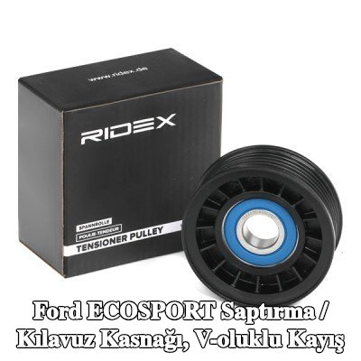 RIDEX Saptırma / kılavuz kasnağı, V-ribbed belt Ø: 72mm — 2012 Ford Ecosport