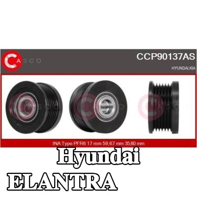 CASCO بكرة، المولد — Hyundai Elantra