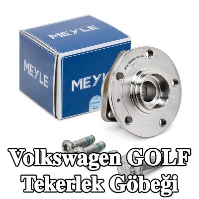 MEYLE ORİJİNAL Kalite Tekerlek Göbeği, entegre manyetik sensör halkalı, entegre tekerlek yatağı ile, sabitleme/montaj malzemesi ile — Volkswagen Golf