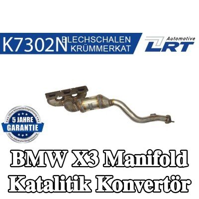 LRT Manifold Katalitik Konvertör — BMW X3