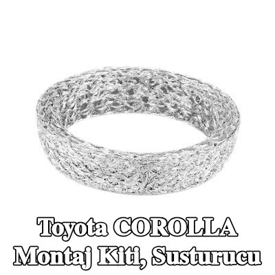 WALKER Montaj Kiti, susturucu Merkez, Ön, Arka — 2002 Toyota Corolla