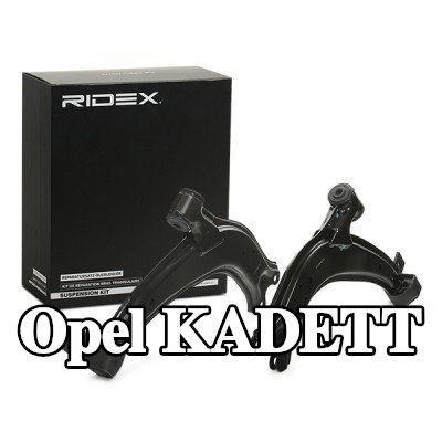 RIDEX طقم إصلاح ذراع التحكم للمحور الأمامي, مع حامل مطاطي — Opel Kadett