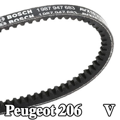 BOSCH حزام V 710mm — Peugeot 206