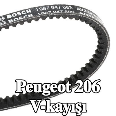 BOSCH V-kayışı 710mm — Peugeot 206