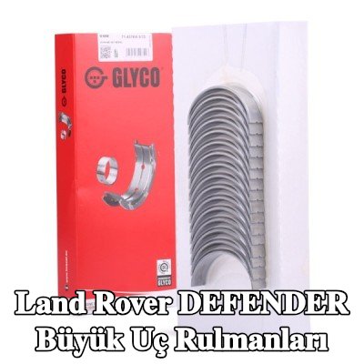 GLYCO Çelik sırtlı, sinterle birleştirilmiş bronz büyük uç yatakları — 2002 Land Rover Defender