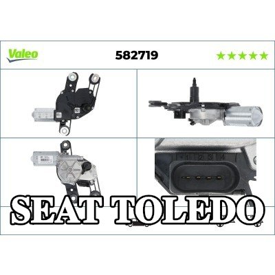 VALEO محرك المساحات الخلفي, 12V — SEAT Toledo