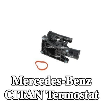 NRF Termostat 80°C, conta/sızdırmazlık elemanları ile, sensörlü — Mercedes-Benz Citan