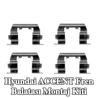 BOSCH Fren balatası montaj kiti — 2002 Hyundai Accent