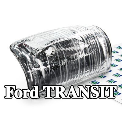 ABAKUS مؤشر جانبي مرآة خارجية يسرى, أبيض, بدون حامل لمبة — Ford Transit