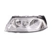 HELLA Far Sol, D2S, D2S/H7, H7, PY21W, W5W, far seviyeleme motorlu, balast olmadan, kızdırma deşarj lambası olmadan, Gösterge Rengi: şeffaf, ampul içermez — 2002 Volkswagen Passat (4)