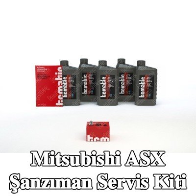 TCMATIC Şanzıman servis kiti Yağ Değişimi (boşaltma yoluyla), aksesuarlarla, standart yağ değişimi için yağ miktarı ile — Mitsubishi Asx