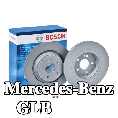 BOSCH القطر الخارجي لقرص المكابح: 320mm, صلب, مطلي, مع مسامير/براغي — Mercedes-Benz Glb