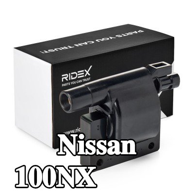 RIDEX موصل ملف الإشعال ذو 2 سنون — Nissan 100nx