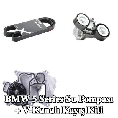 RIDEX Su Pompası + V-Kanalı Kayış Kiti — 2012 BMW 5 Series