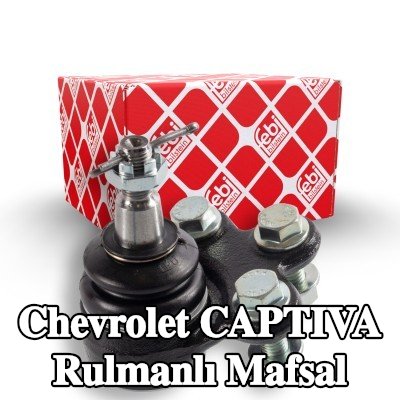 FEBI BILSTEIN OE Turbo Yeni rotil, Sol Ön Aks, Ön Aks Sağ, 18mm, taç somun ve çatal pimli, cıvata/vida ile — Chevrolet Captiva
