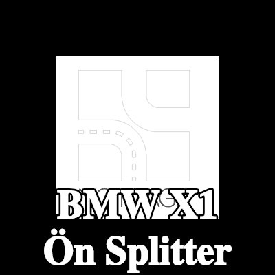 VAN WEZEL Ön splitter Arka — 2016 BMW X1
