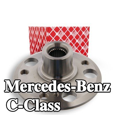 FEBI BILSTEIN محور العجلة للمحور الخلفي الأيسر, المحور الخلفي الأيمن, بدون محمل عجلة — 2008 Mercedes-Benz C-Class