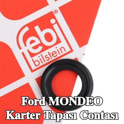 FEBI BILSTEIN Karter tapası rondelası NBR (nitril butadien kauçuk), Inner Diameter: 13mm — Ford Mondeo